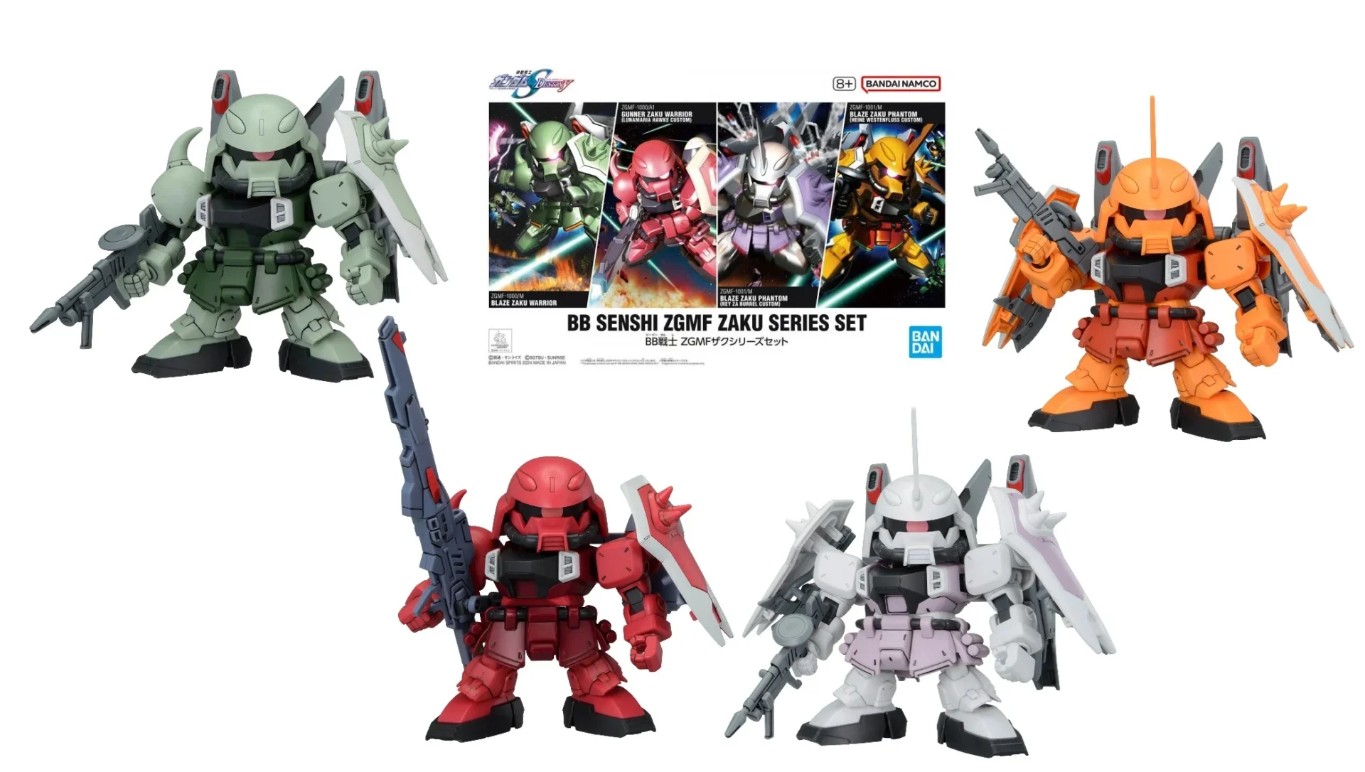 BB senshi ZGMF zaku series